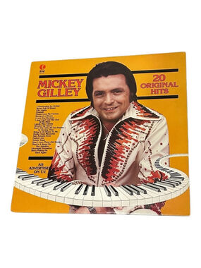 Vintage Mickey Gilley Vinyl LP 20 Original Hits 1977 K-Tel Country Black Canada